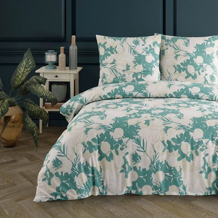 Buymax Bettwäsche, Renforcé: 100% Baumwolle, 3 teilig, Premium 100% Baumwolle Bettbezug-Set 200x200 cm mit Reißverschluss – Bild 1