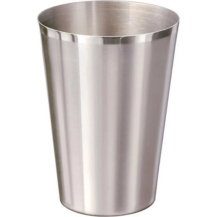 Edelstahlbecher 0,3l hochglanzpolierter/mattierter Edelstahl stapelbar