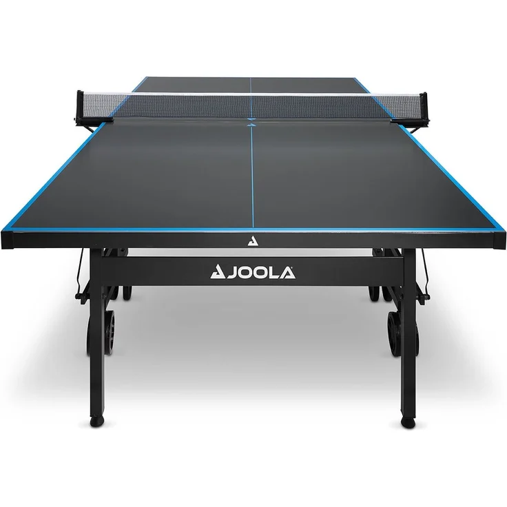 JOOLA Tischtennisplatte ALUMINIUM PRO inkl. Abdeckhülle, Outdoor Tischtennisplatte wetterfest, 6 mm Aluminium-Kunststoffverbundoberfläche - Einklappbares Untergestell, inklusive Tischtennisnetz – Bild 2