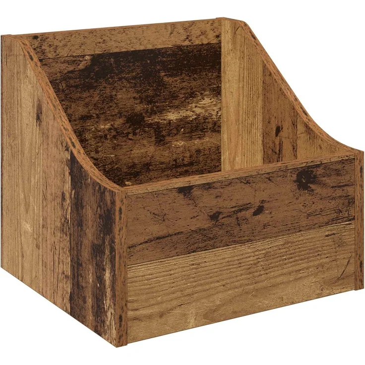 vidaXL LP Plattenbox 2 stk. Altholz 37 x 33 x 32 cm Holzwerkstoff 8012775 – Bild 4