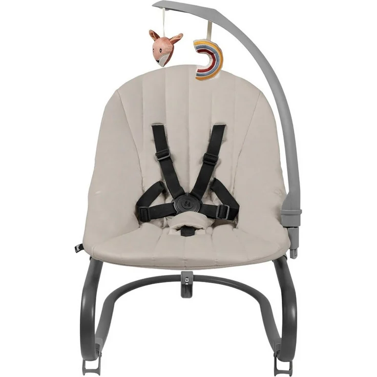 Hauck 3in1 Hochstuhl Set mit Wippe Sit N Relax Beige – Bild 2