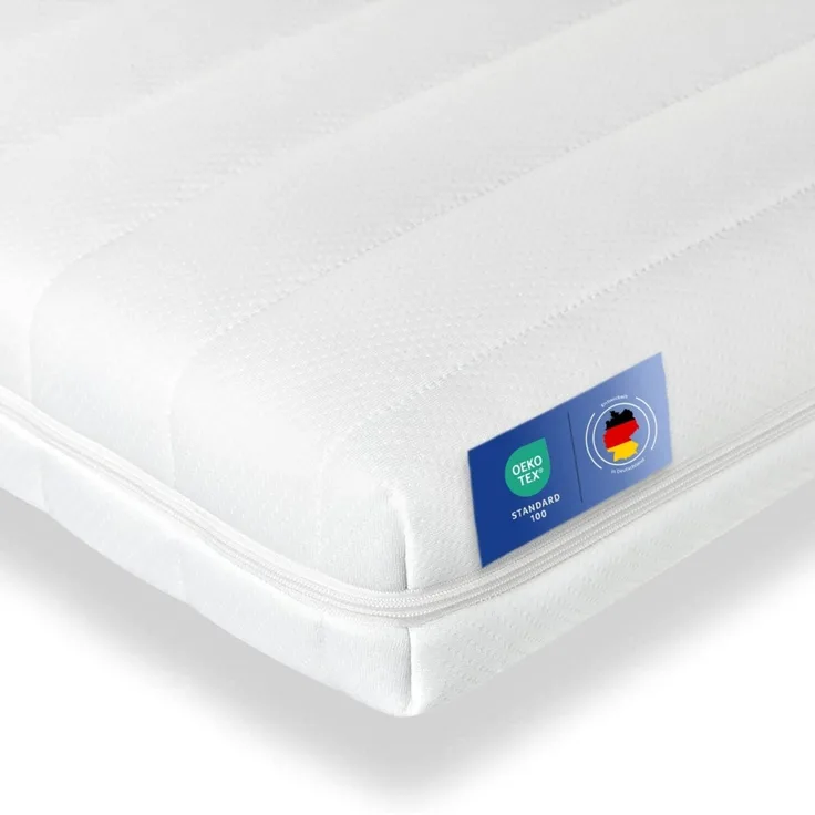 Träumegut24 - 10 cm ergonomischer 7-Zonen Kaltschaum Topper 140 x 200 cm Härtegrad H2 : 140 x 200 cm : H2 : 10 cm