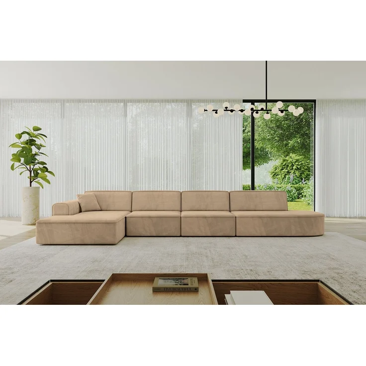 ALTDECOR Ecksofa IREA-L3-v3, Sofa Praktische Bequeme Funktionsecke Couch L-Form Eckcouch, Corner Sofa L-Form Vielseitige Sofa Wohnlandschaft Wohnzimmer – Bild 5