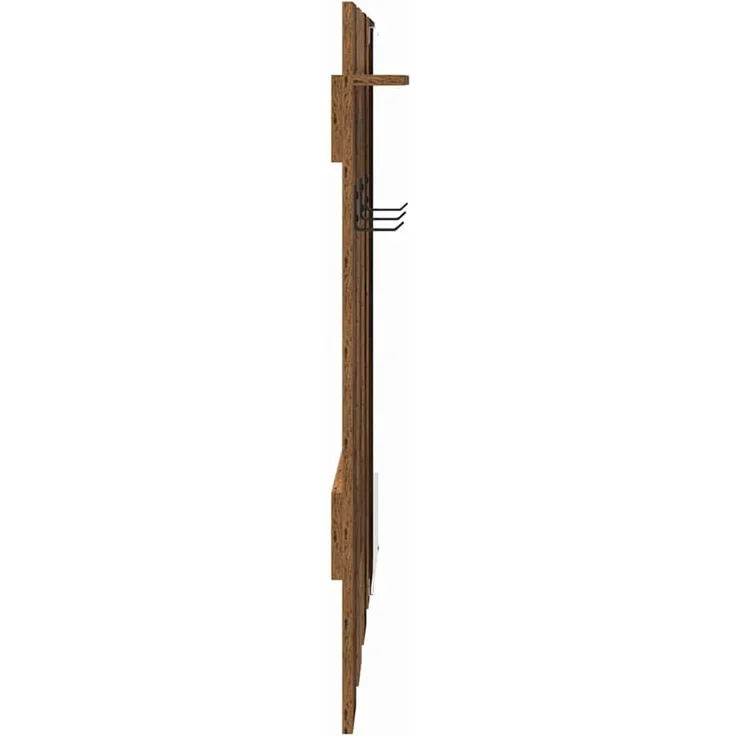 vidaXL Wandmontierter nachttisch Altholz 100 x 10 x 100 cm 874513 – Bild 6