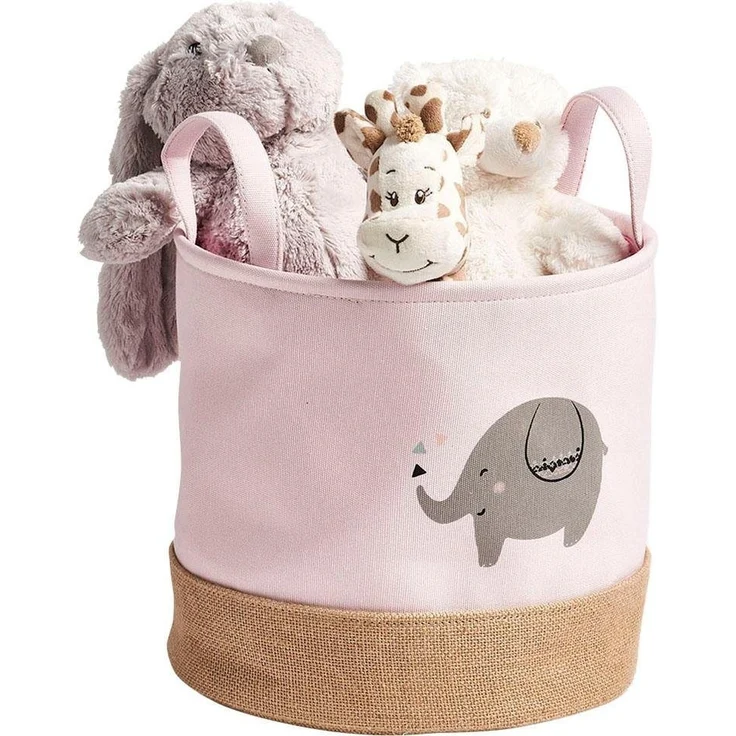 Zeller Present Aufbewahrungskorb Elefant (Set, 2 St), Niedliches Elefanten Tiermotiv – Bild 3
