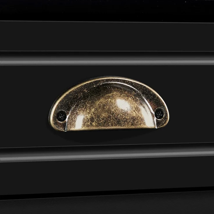 Yaheetech Schreibtisch Ecktisch Platzsparender Computertisch mit Schublade und Regalen Eckschreibtisch für Kleiner Raum, 106 × 71,5 × 77 cm Schwarz – Bild 6