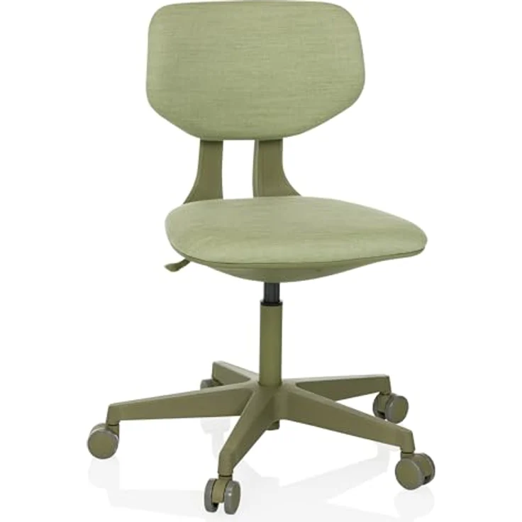 hjh OFFICE Drehstuhl Kinderdrehstuhl KID COLORE Stoff ohne Armlehnen (1 St), Kinder Bürostuhl mitwachsend, ergonomisch – Bild 2