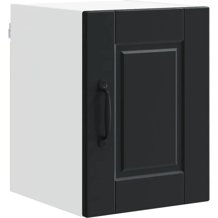 vidaXL Wandschrank PORTO Schwarz 30 x 31 x 40 cm Holzwerkstoff 885207 – Bild 2