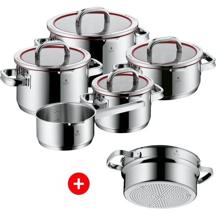 WMF 'Function4' Topfset 6-tlg. mit gratis Dampfgareinsatz, Induktion – Bild 4