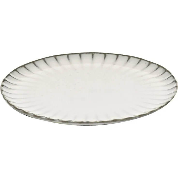 SERAX Inku Teller M Inku White, ø: 210 mm