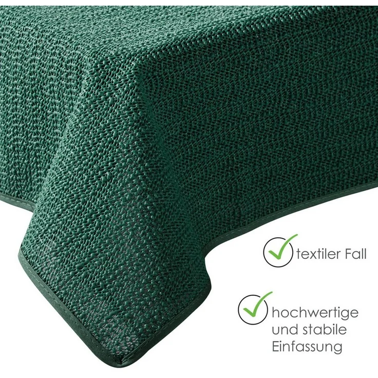 heimtexland Gartentischdecke Outdoor Tischdecke Garten Balkon Camping Tischdeko (Stück 1-tlg, 1), wetterfest I robust I UV-beständig I rutschfest I waschbar – Bild 2