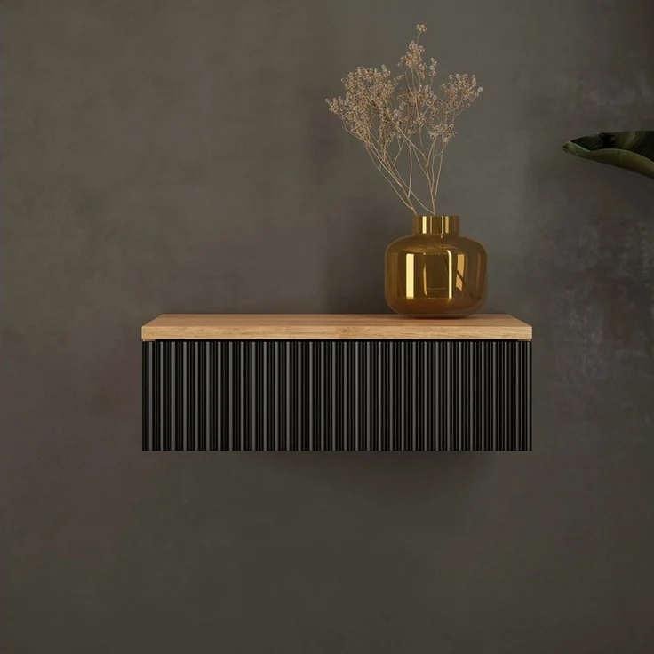 Planetmöbel Garderoben-Set AMYRA, (mit Schublade), Wand-Konsole für Garderobe, Flur und Schminktisch – Bild 5