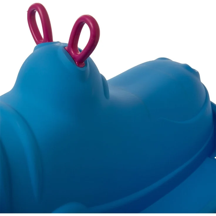 Starplast Wippe Hippo Rocker blau Kinderwippe Wippschaukel Outdoor Garten – Bild 4
