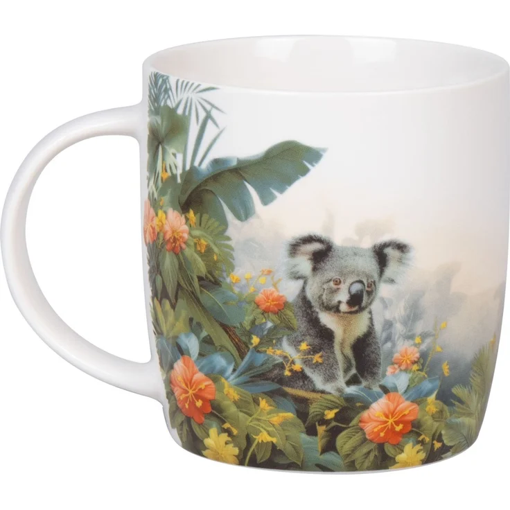 KÖNITZ 1172753058 Becher Jungle Koalas 390 ml aus Bone China Porzellan / Dschungel Koalas – Bild 2