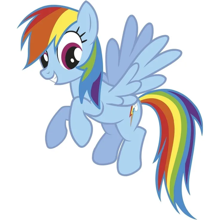 My Little Pony RAINBOW DASH Gigant Wallsticker