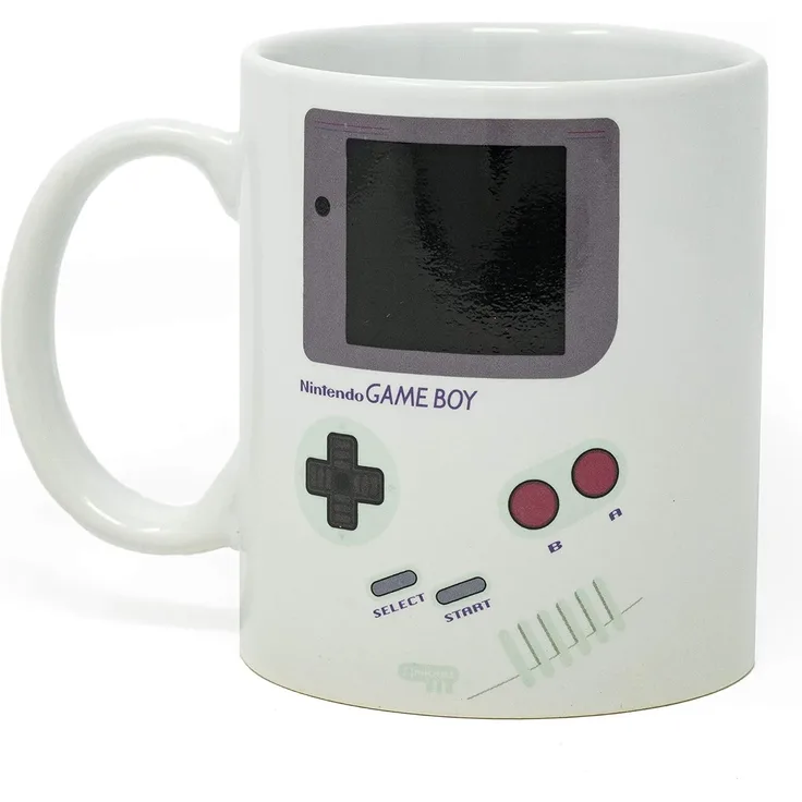 Nintendo Game Boy Thermoeffekt Tasse Super Mario 300ml Keramik weiß