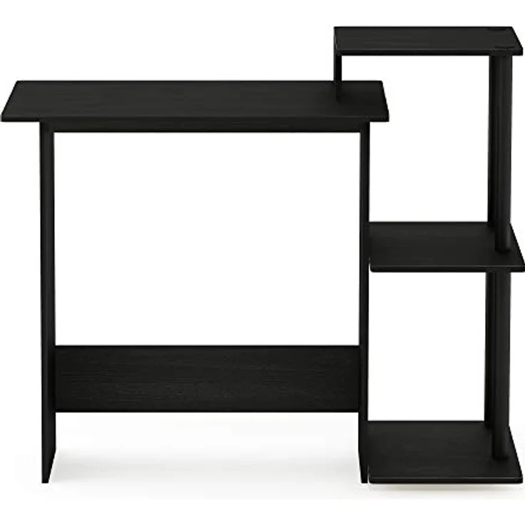 Furinno Efficient Home Computer Schreibtisch, PC-Tisch, Americano/Schwarz, 100. 6 (Breite) x 85. 3 (Höhe) x 39. 6 (Tiefe) cm – Bild 7