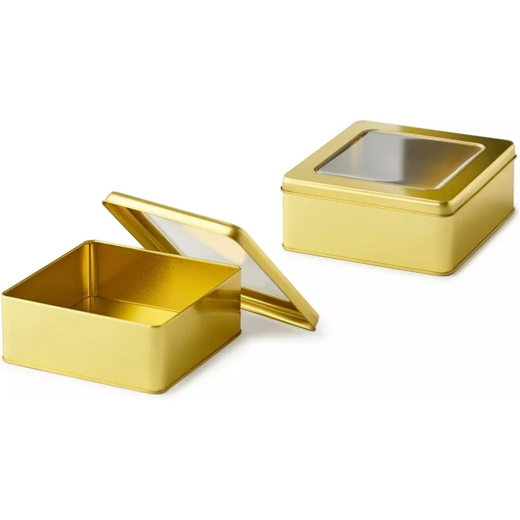 Betty Bossi Keksdose Guetzlidose Sichtfenster 15x15 cm Keksdose Gold 2 Stk. – Bild 5