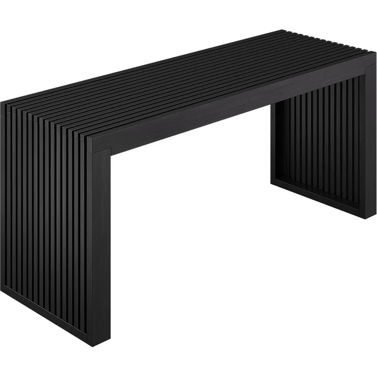 Bellamio 'Sava' Sitzbank, Bambus, schwarz, Holzbank ohne Lehne, 45x33x100 cm, bis 250 kg belastbar – Bild 8