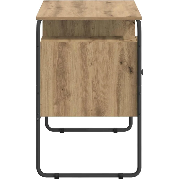 vidaXL Schreibtisch mit Stauraum Artisan-Eiche 120 x 50,5 x 75,5 cm 8008043 – Bild 5