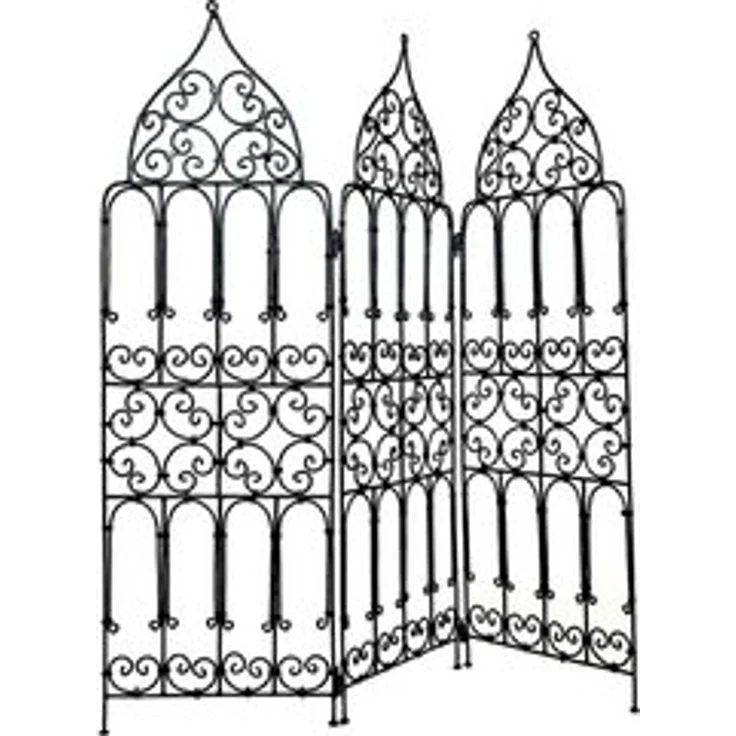Marrakesch Orient & Mediterran Interior Paravent Mediterraner Paravent Marrakesch 120cm, Handarbeit – Bild 5