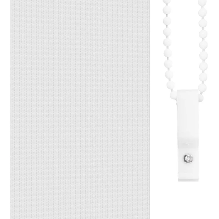 vidaXL Verdunkelungsrollo Weiß 140x210 cm Stoffbreite 136,6 cm 4011968 – Bild 9
