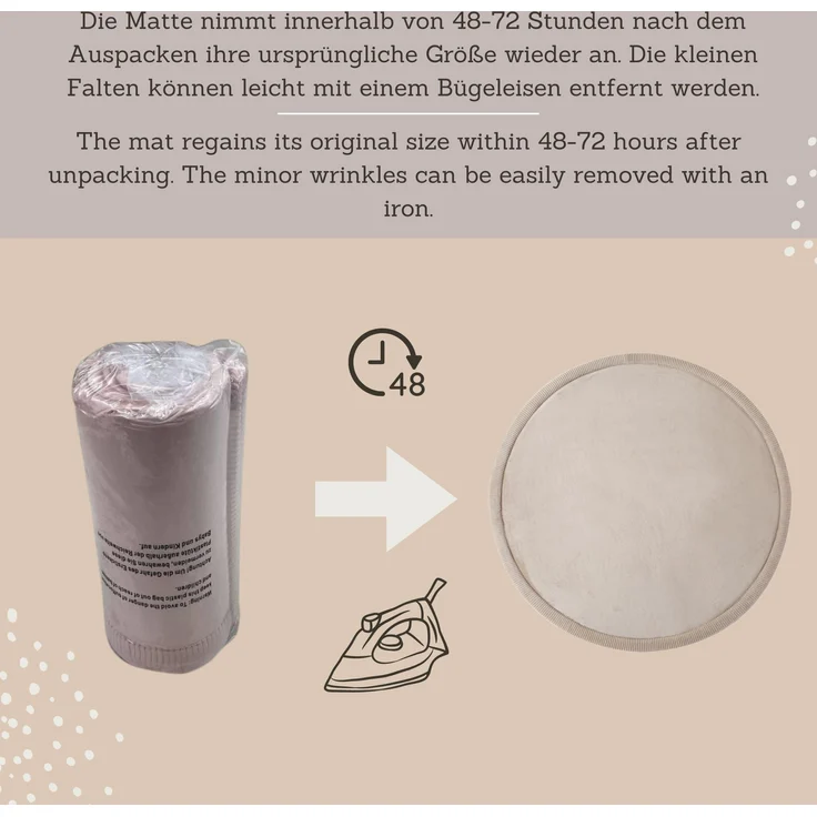 Hakuna Matte Kinderteppich mit Memory-Schaum, dicke & weiche Spielmatte 2,5 cm, Krabbelmatte, Höhe: 25 mm, Extra weich, Roll-_oder_faltbar, Hypoallergen, Schaumstoff – Bild 6