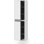 Badschrank Viola Weiß 50 x 170 cm Vicco