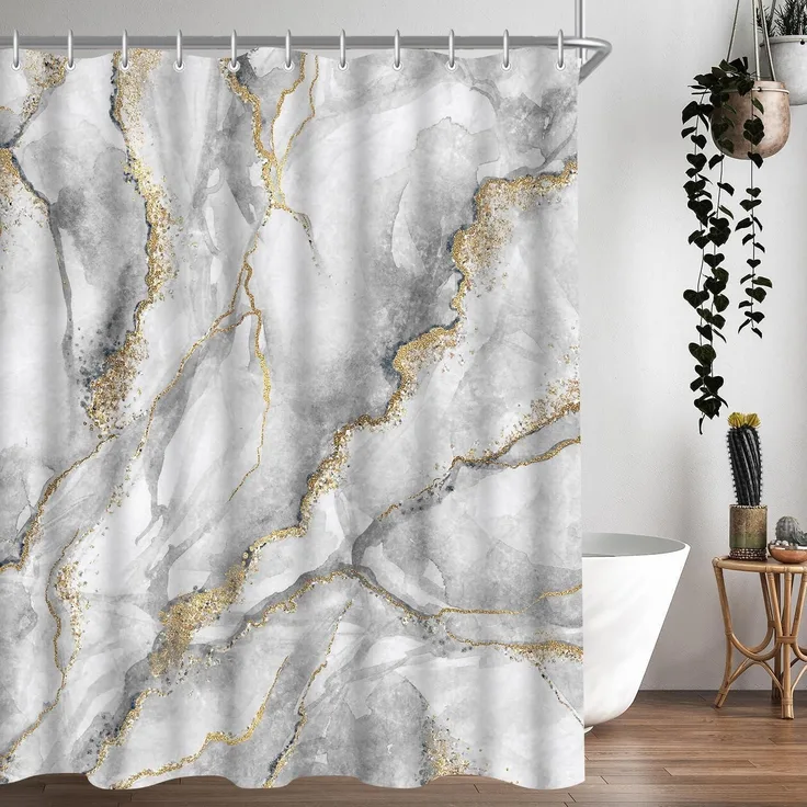Duschvorhang Marmor 120x200cm Multi 146 H200x B120cm (9er