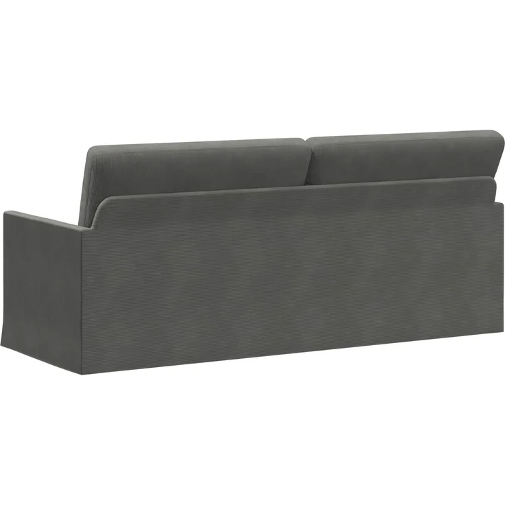 vidaXL 3-Sitzer Sofa Dunkelgrau 190 x 81 x 82 cm Cordstoff 42041134 – Bild 4