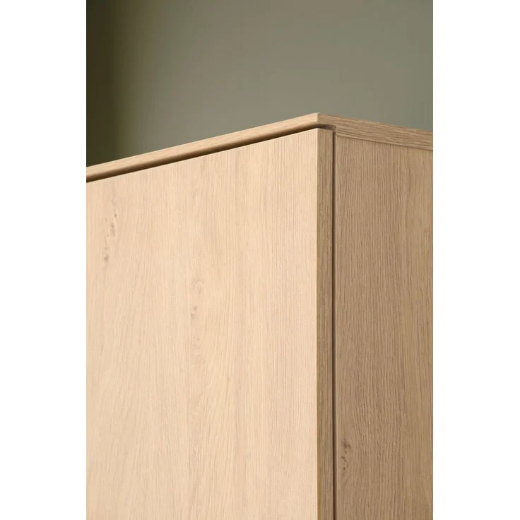 Garderobenschrank Breda in Eiche Schuhschrank 58 x 200 cm – Bild 3