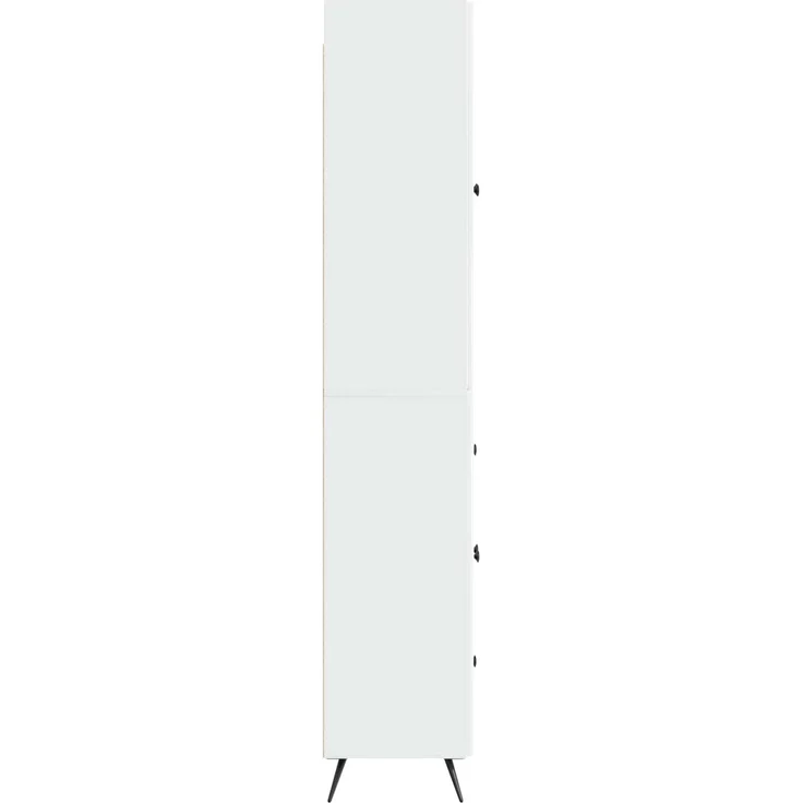 vidaXL Schrankset 2 pcs Hochglanz Weiß Holzwerkstoff 3416902 – Bild 5