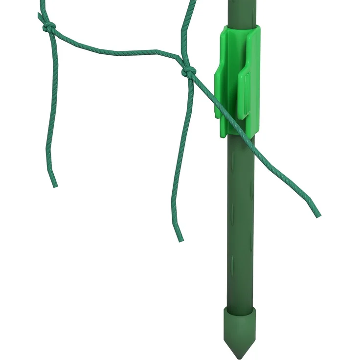 Rankgitter Rankhilfe für Kletterpflanzen verstellbares Spalier Pflanzengitter mit Netz Pflanzengerüst für Garten Balkon Stahl grün 144 x 167 x 206 cm--Grün--167x144x206cm--YOUDENOVA – Bild 7