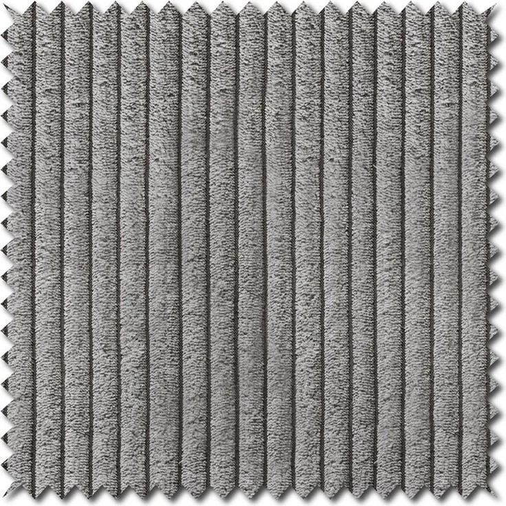 KAWOLA Sofa CELESTE 4-Sitzer mit Hocker Cord grau 72 x 114 x 302 cm – Bild 7