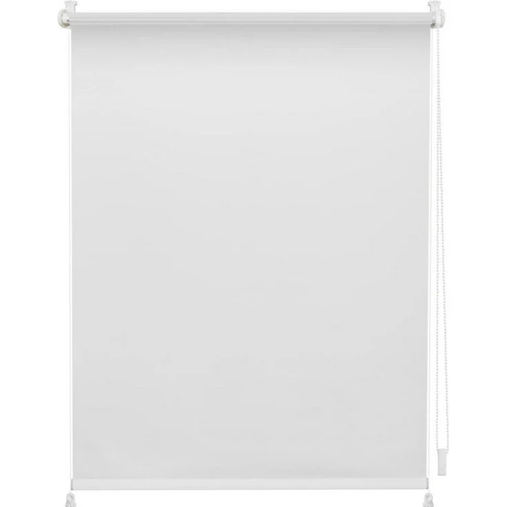 Lichtblick Verdunklungsrollo Barcelona 120x150 cm (BxL) Weiß Verspannt; Klemm- und schraubbar; Thermofunktion – Bild 3