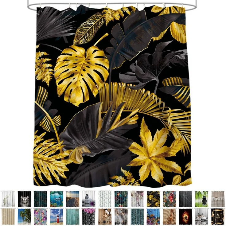 Sanilo Duschvorhang 180 x 200 cm, viele schöne Duschvorhänge zur Auswahl Breite 180 cm, 100% wasserdicht, Anti-Schimmel-Effekt, hochwertige Qualität – Bild 1