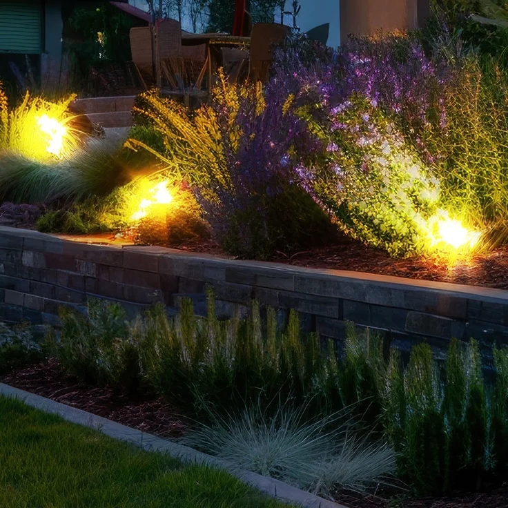 3er Set LED Solarleuchten für den Außenbereich – Bild 2