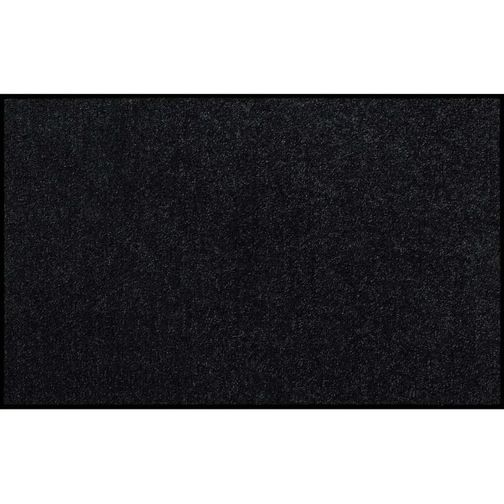 Salonloewe Läufer Schwarz 075x120 cm, Eingangsmatte groß, Höhe: 750 mm