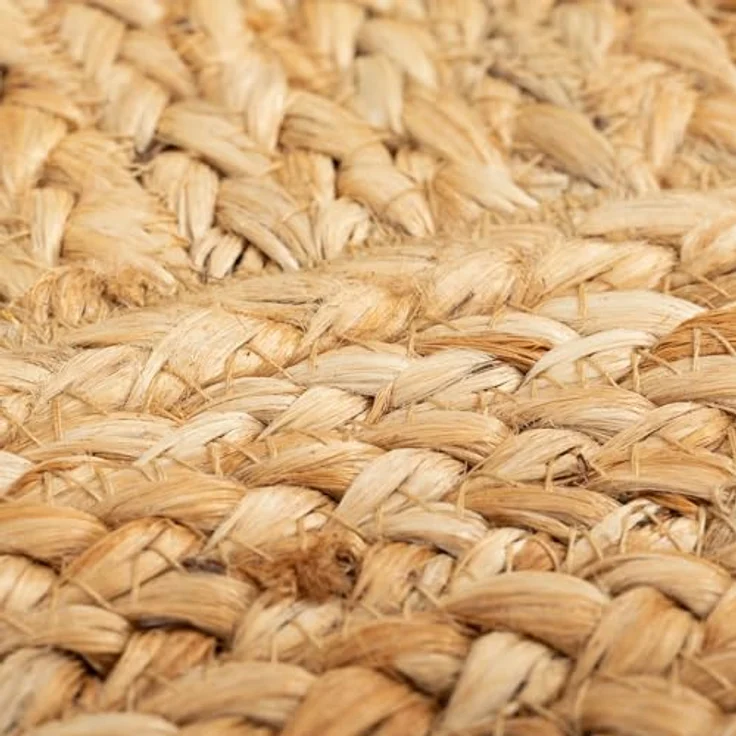 Steffensmeier Juteteppich Goa, Flachgewebeteppich aus Naturmaterialien, rechteckig, 60x110 cm, für Fußbodenheizung geeignet, biologisch abbaubar – Bild 6