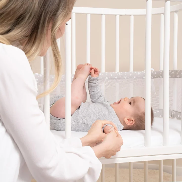 babybay Verschlussgitter für Kinderbettnutzung passend für Modell Boxspring XXL, beige lackiert – Bild 4