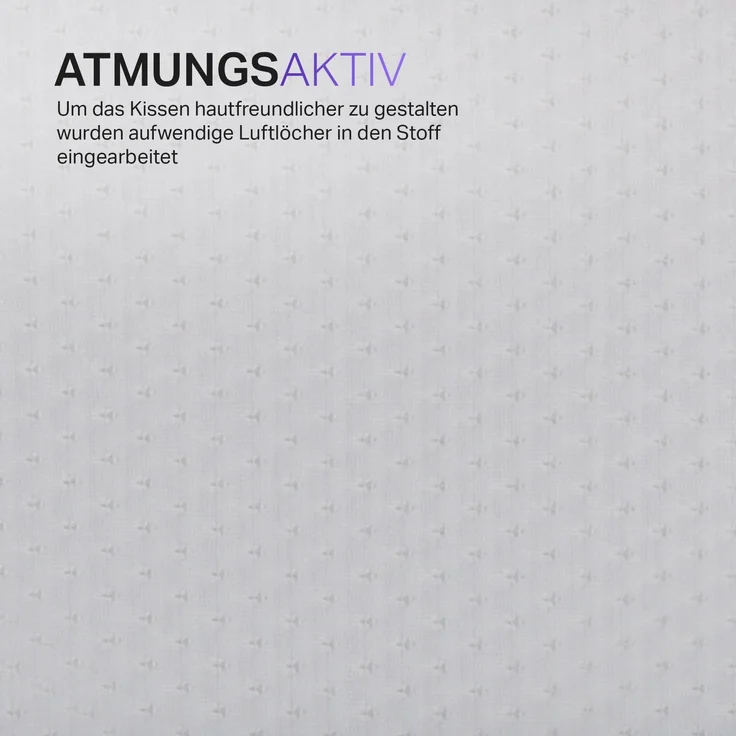 Kopfkissen mit Memory Foam und abnehmbaren Bezug Stützkissen Premiun - 36x57cm – Bild 6