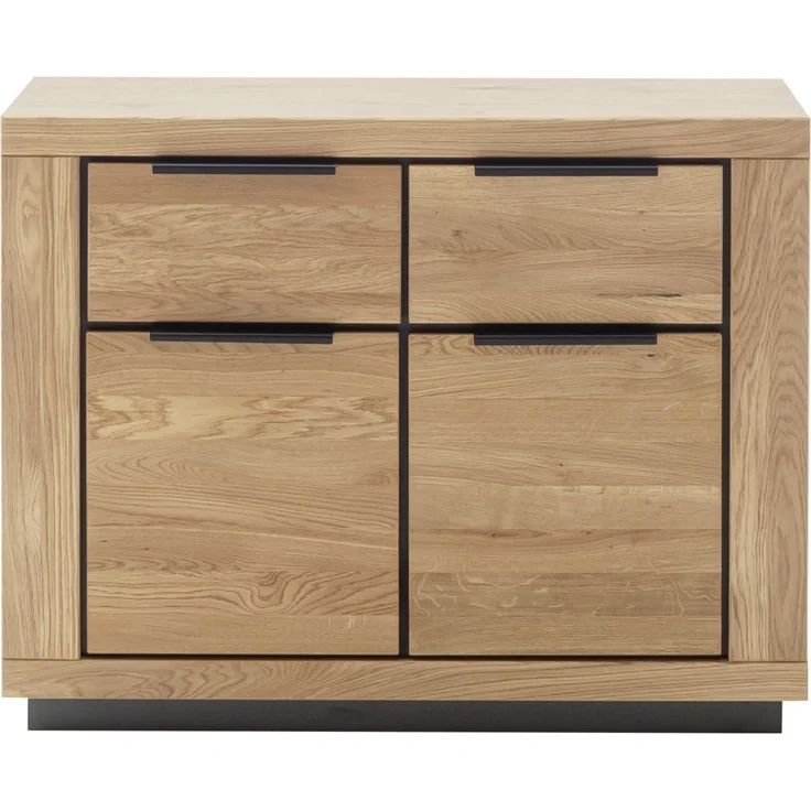 Kommode >GRENO< in Wildeiche geölt, Wildeiche teilmassiv - 102x80x40cm (BxHxT) – Bild 4