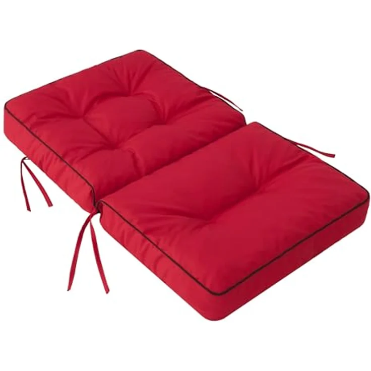 Bjird Bankauflage Venus 50 cm, 60 cm, 100 cm, 120 cm, 150 cm, 180 cm, (2 St), für Gartenbank und Hollywoodschaukel – Bild 3