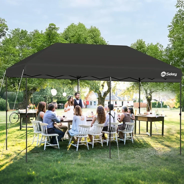 Sekey One-Touch Pop Up Pavillon 3×6, grau – Bild 8