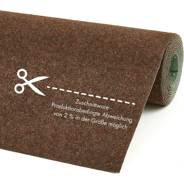 misento Kunstrasen Outdoor Teppich - wetterfester Rasenteppich für Balkon, Terrasse & Garten - leicht zu verlegen - 200x250 cm, Braun – Bild 10