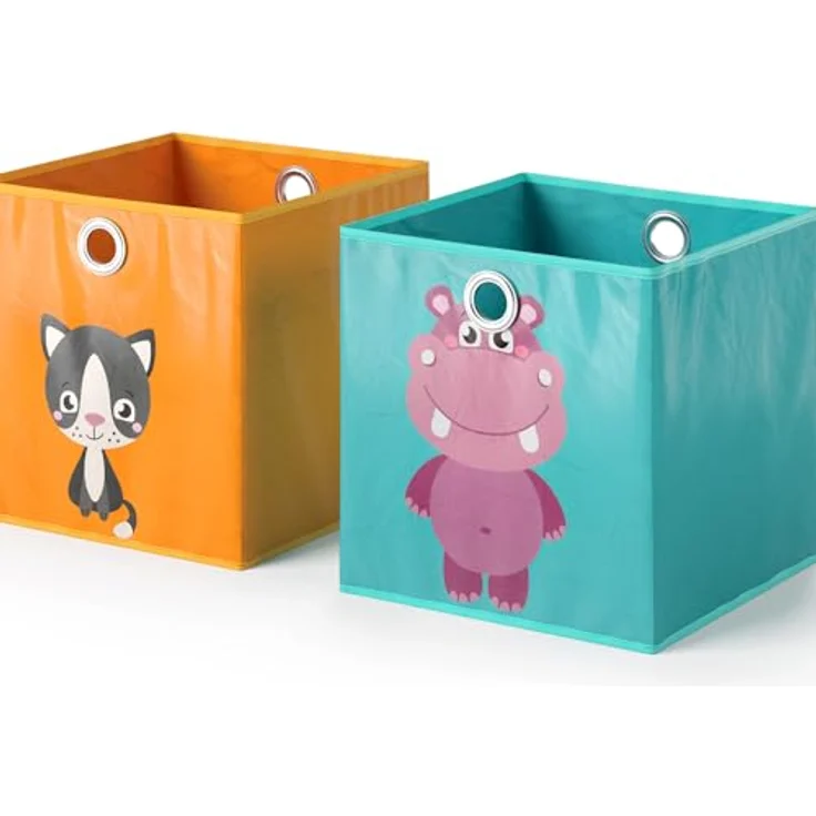 Faltbox Orange/Blau 30 x 30 cm 2er Set Vicco – Bild 7