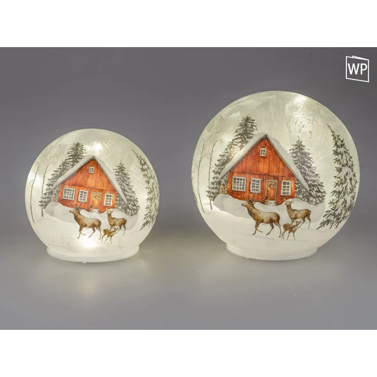 formano Tischleuchte Winterzeit, LED, mit Timerfunktion, Weiß, Winterzeit, H: cm – Bild 3