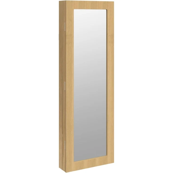 Schmuckschrank, Spiegelschrank mit Spiegel Wandmontage 30x8,5x90 cm – Bild 2