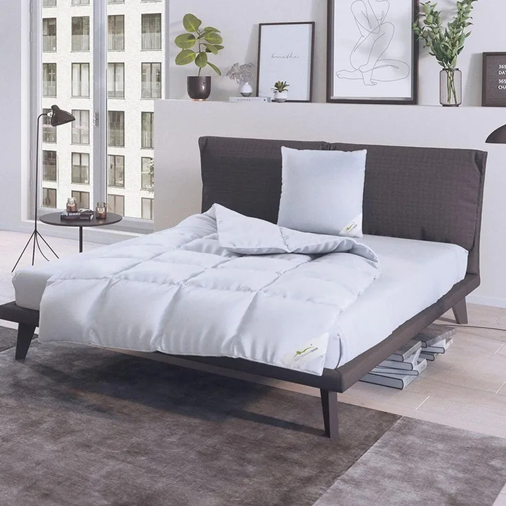BettwarenShop Daunendecke Comfort extra warm, Füllung: 60% Daunen, 40% Federn|155x220 cm