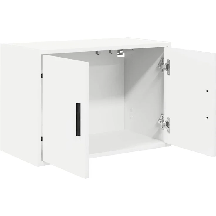 vidaXL Garagen-Wandschrank Weiß Holzwerkstoff 860643 – Bild 4
